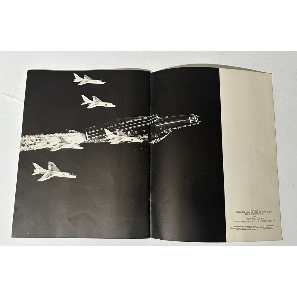 Air Power at Sea, Naval Force Atlantic Fleet, 50th Ann Naval Air Lot Of 2 Navy - Picture 8 of 12